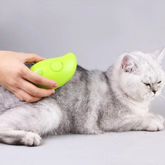 Innovative Electric Water Spray Cat Steamy Brush